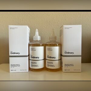 2 PCS The Ordinary TonerGlycolic Acid 7% Exfoliating Toner 240ml*2